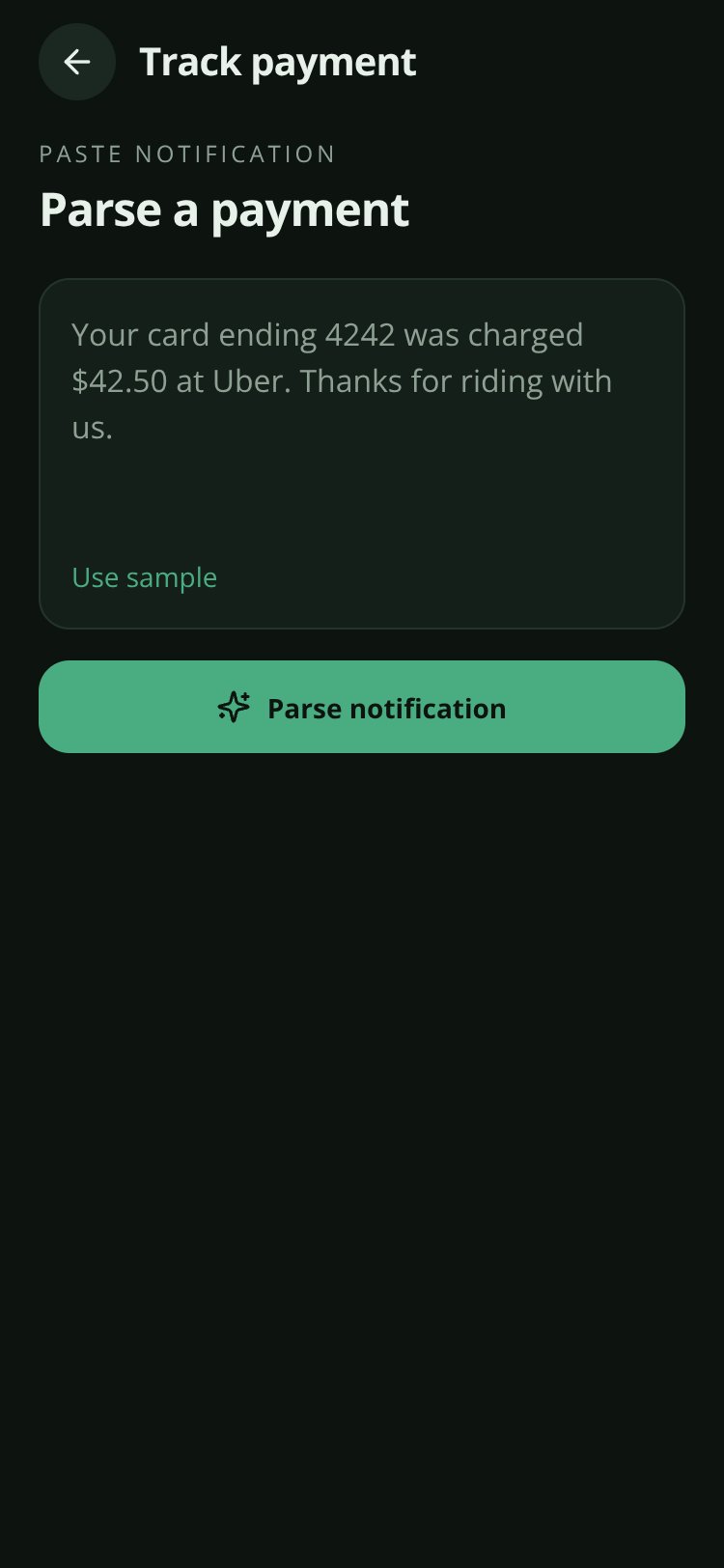 FinTrack screen 4