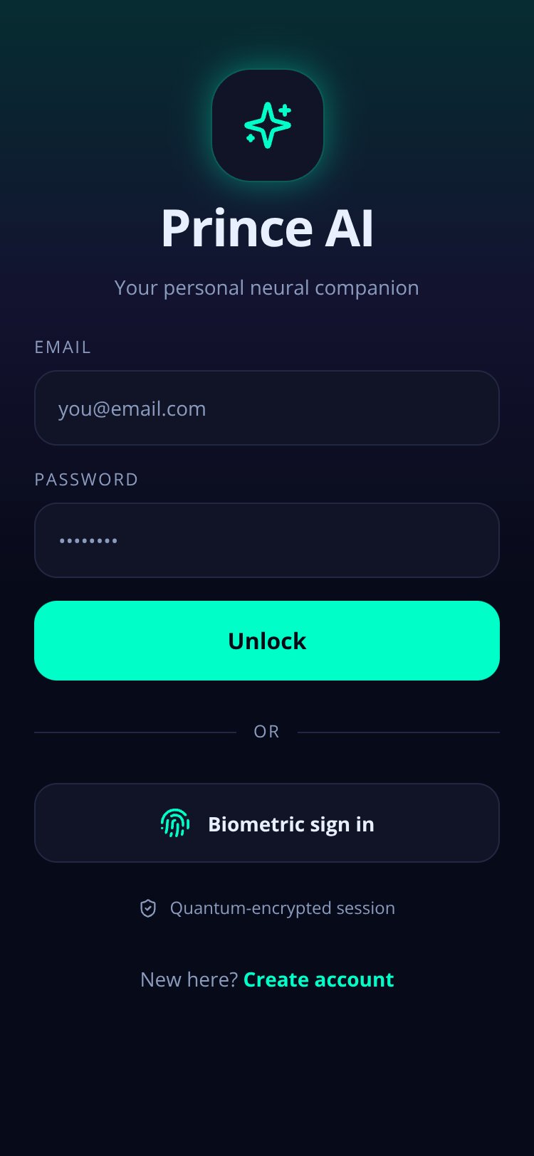 Prince AI screen 1