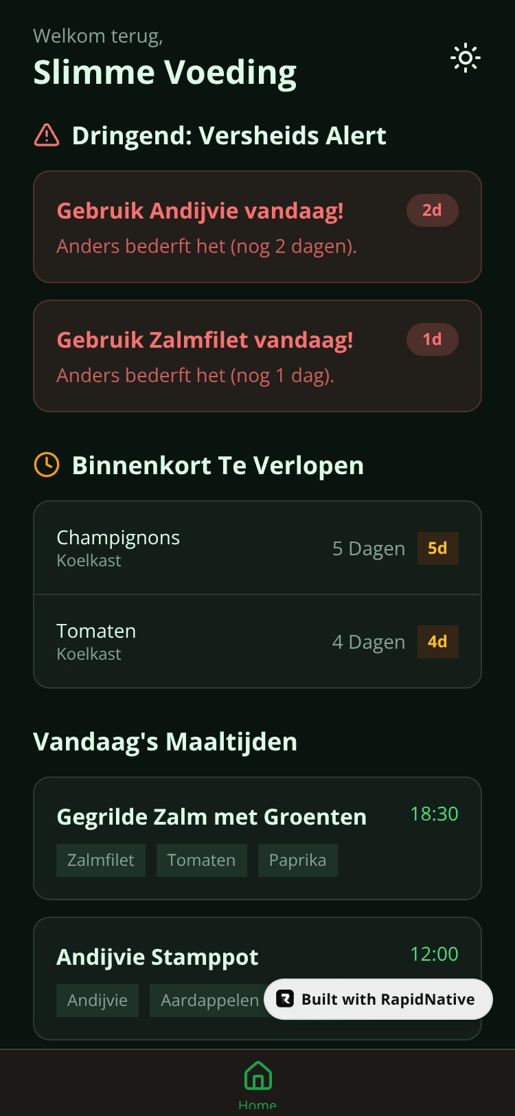 Slimme Voeding screen 1