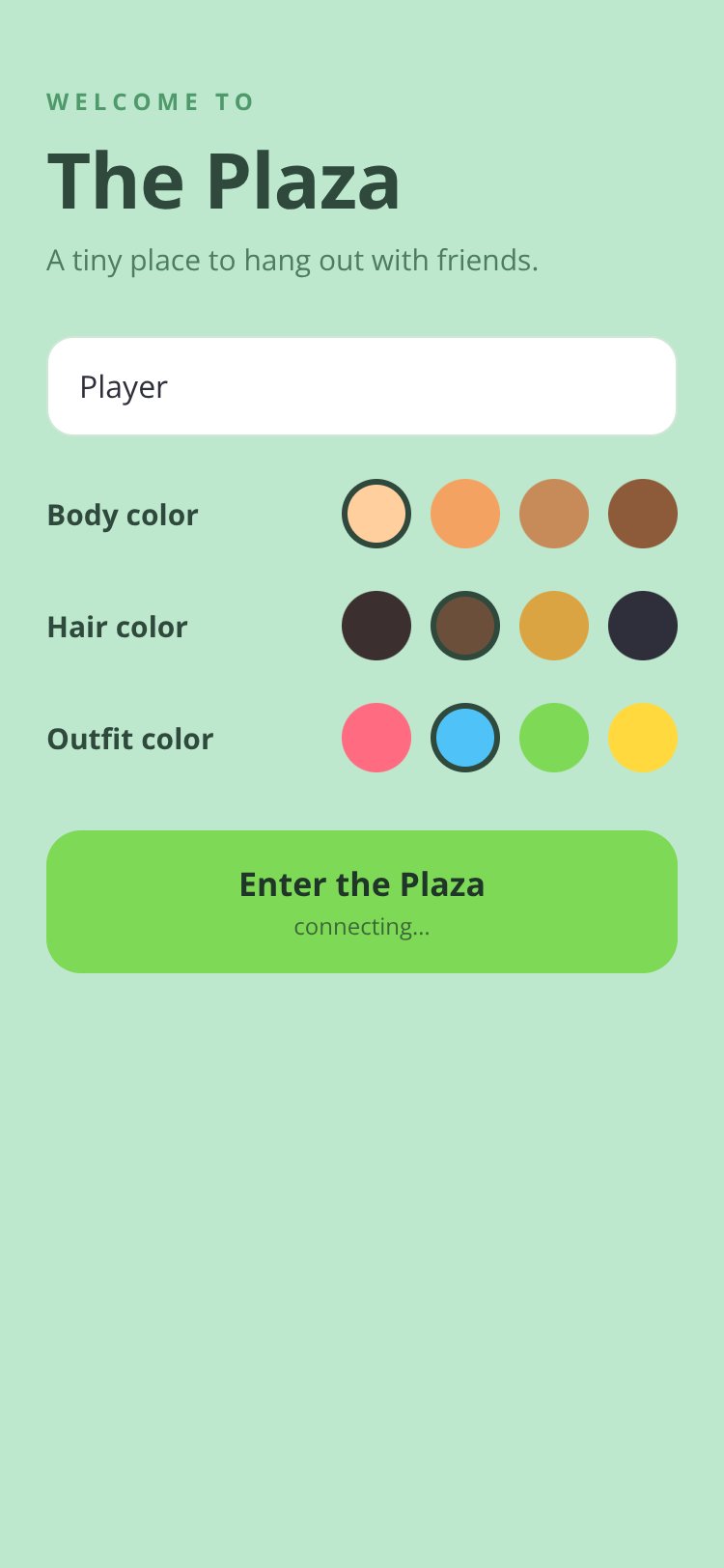 Hangout Plaza screen 1