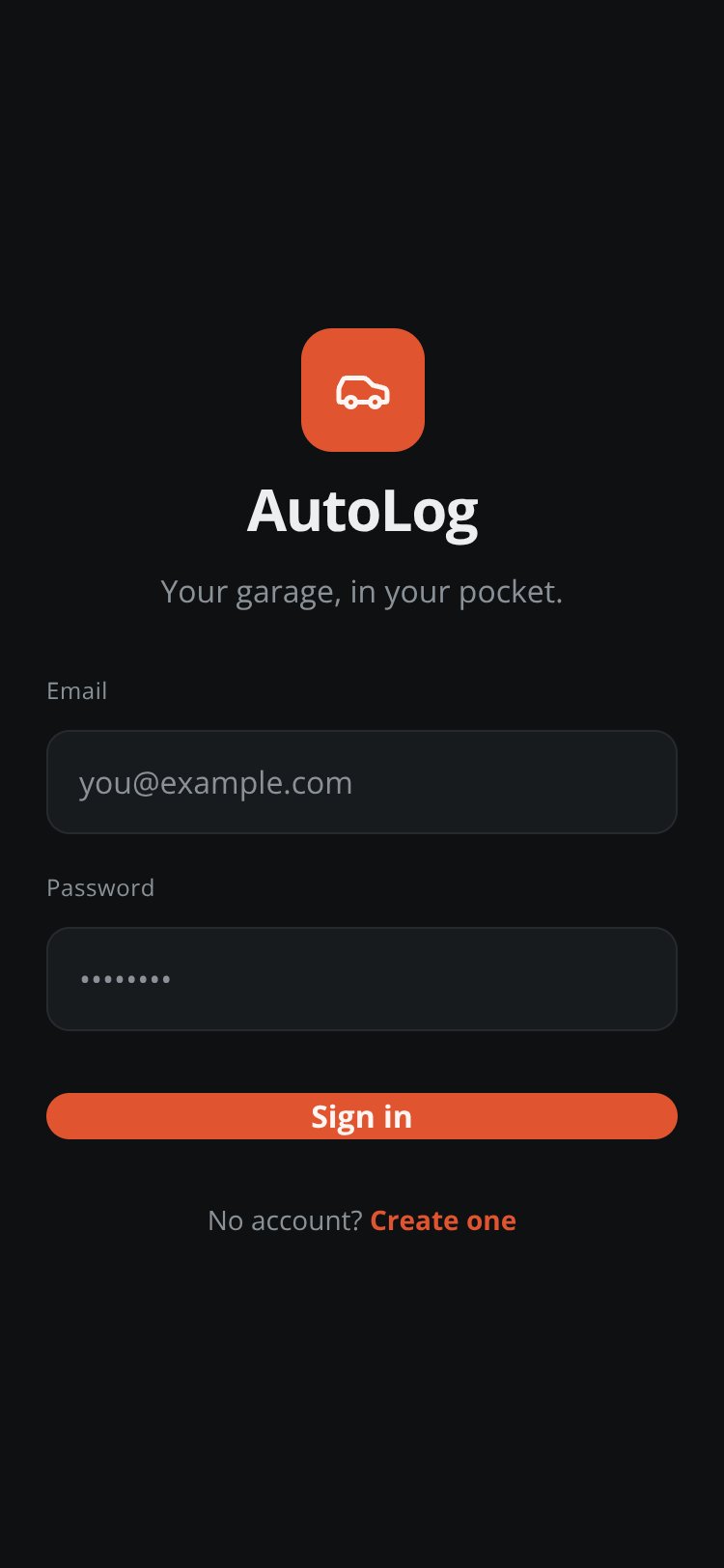 RapidNative App screen 1