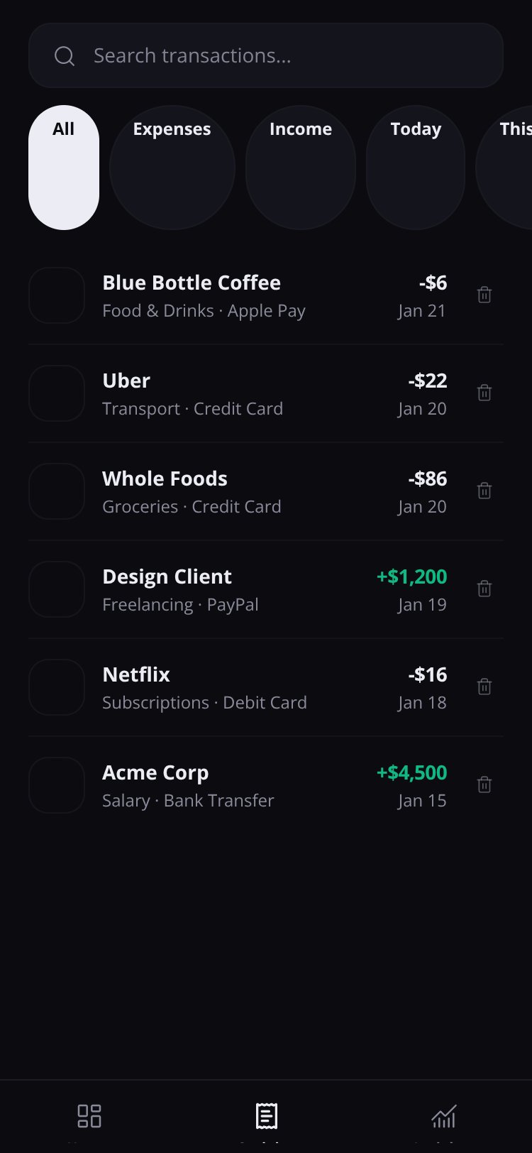 Flow screen 3