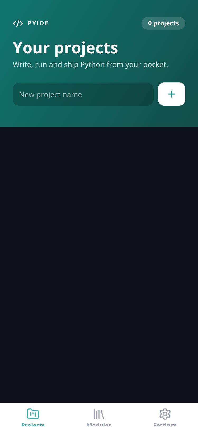 RapidNative App screen 2