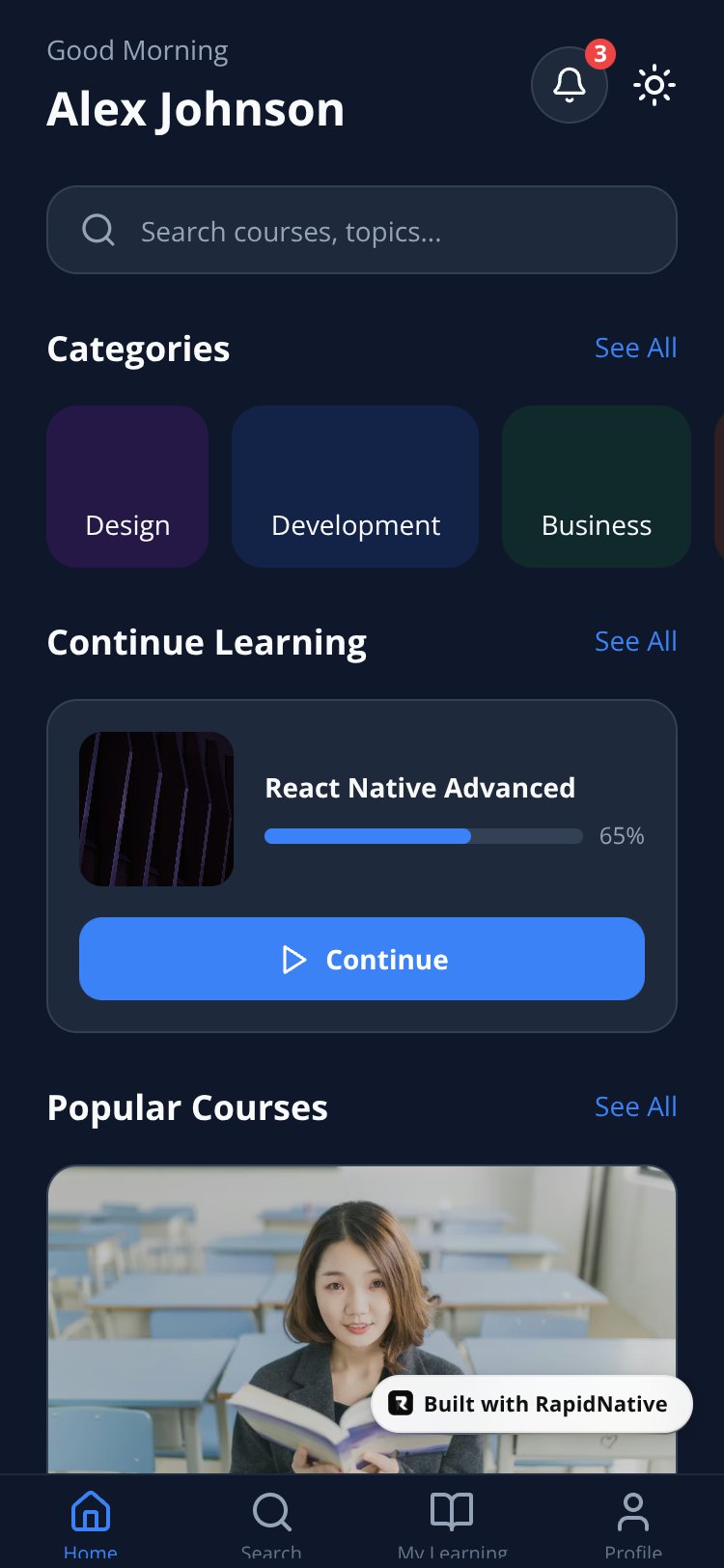 SwiftZone screen 1