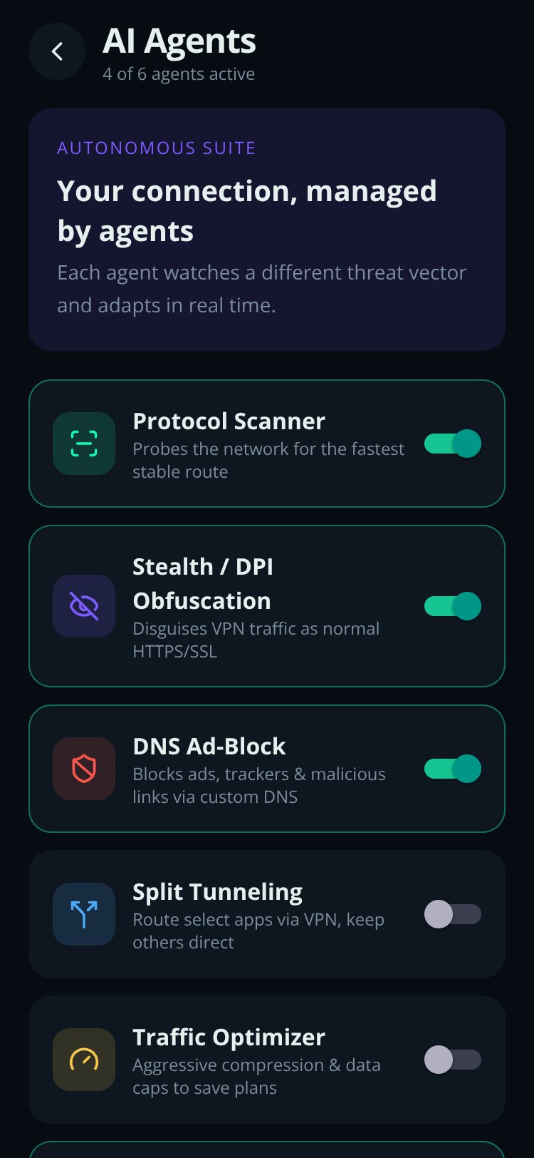 CryptoLink screen 3