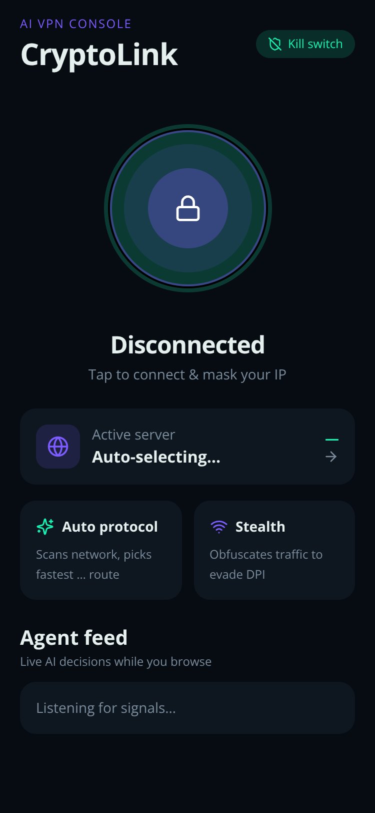 CryptoLink screen 4