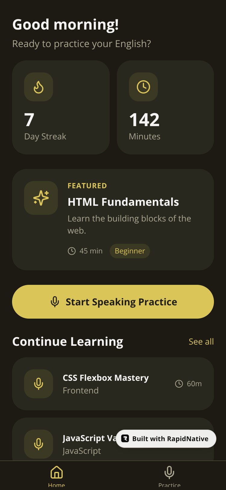 EnglishTutor screen 4