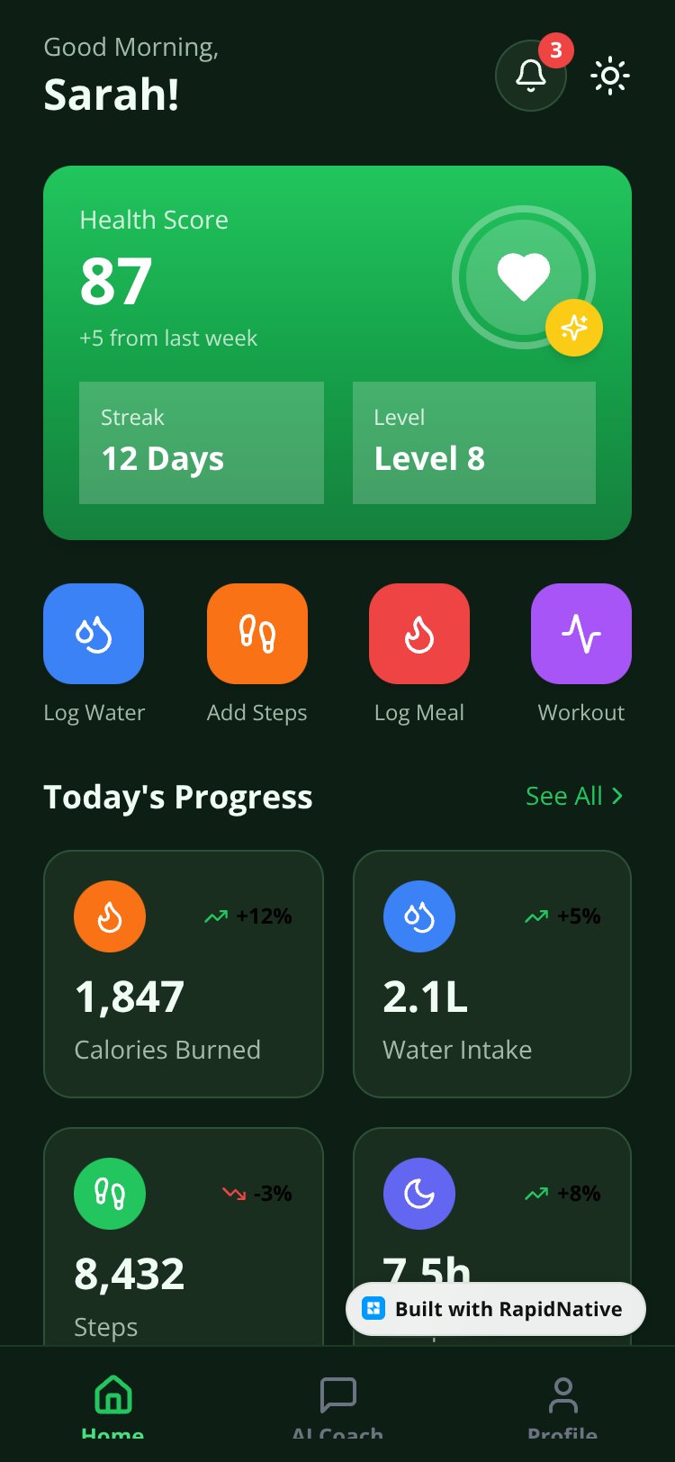HealthGPT screen 1