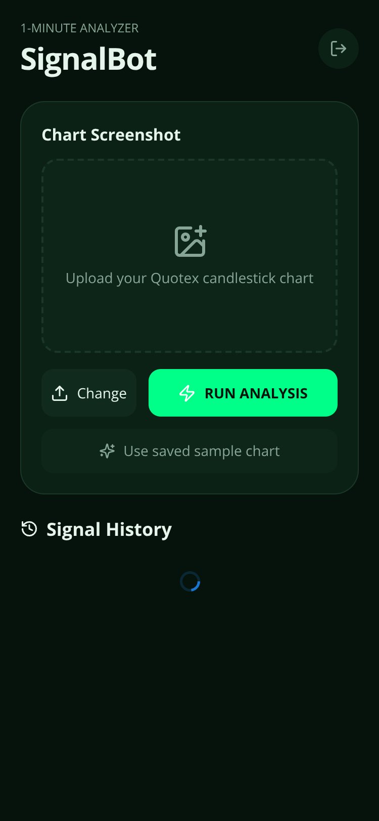 SignalBot screen 2