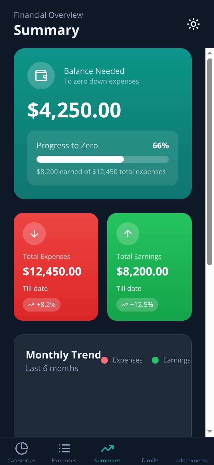 ExpenseTracker Pro screen 1