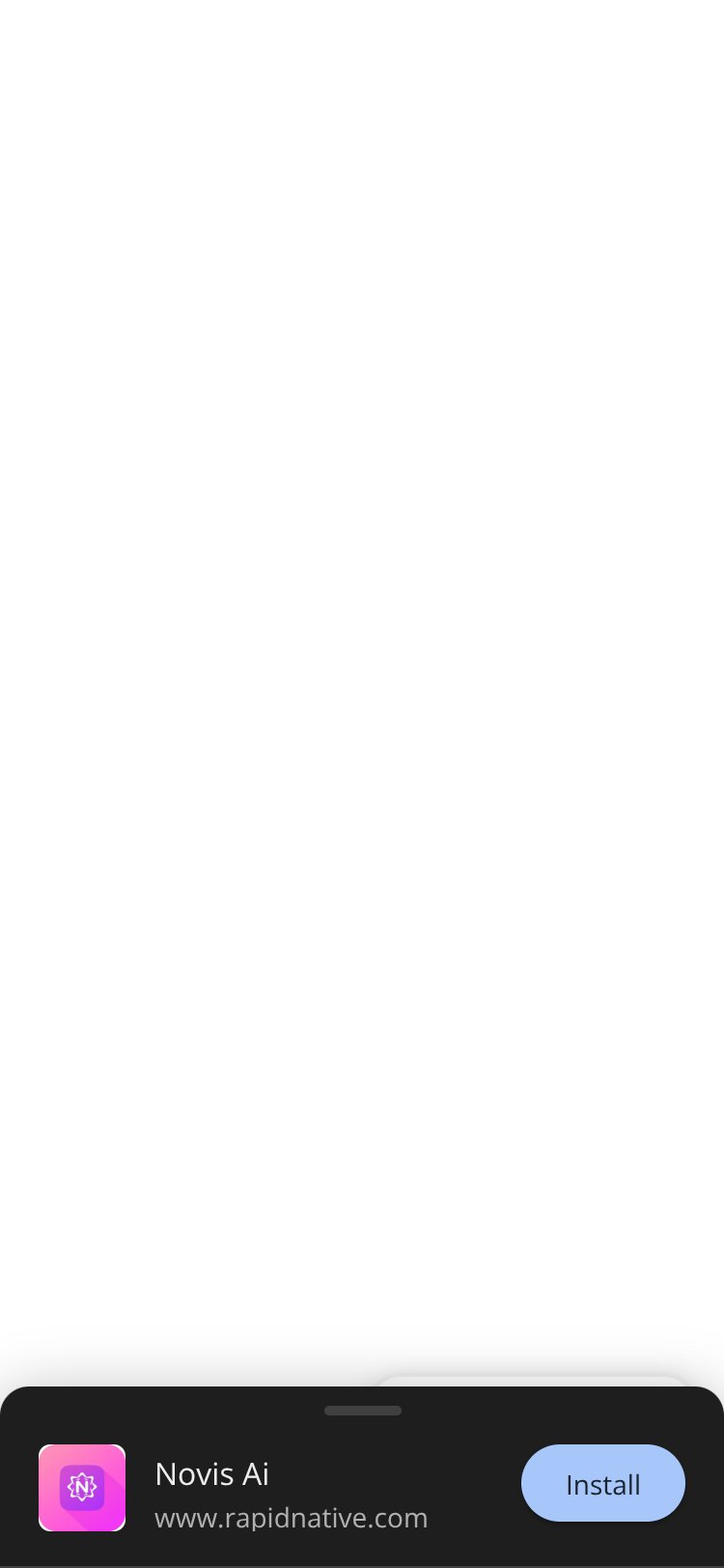 Novis Ai screen 1