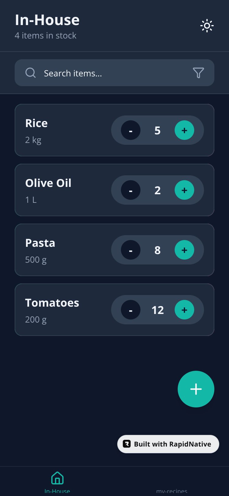 Smart Inventory Manager screen 2