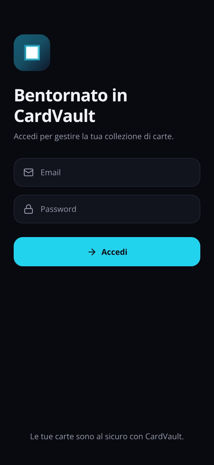 CardVault screen 1