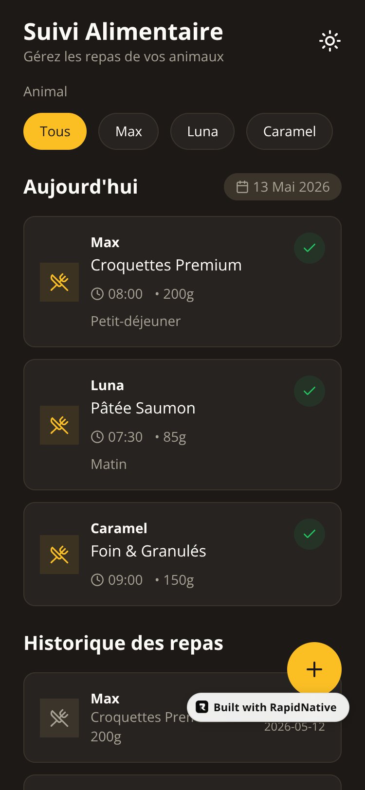 PetCare screen 3