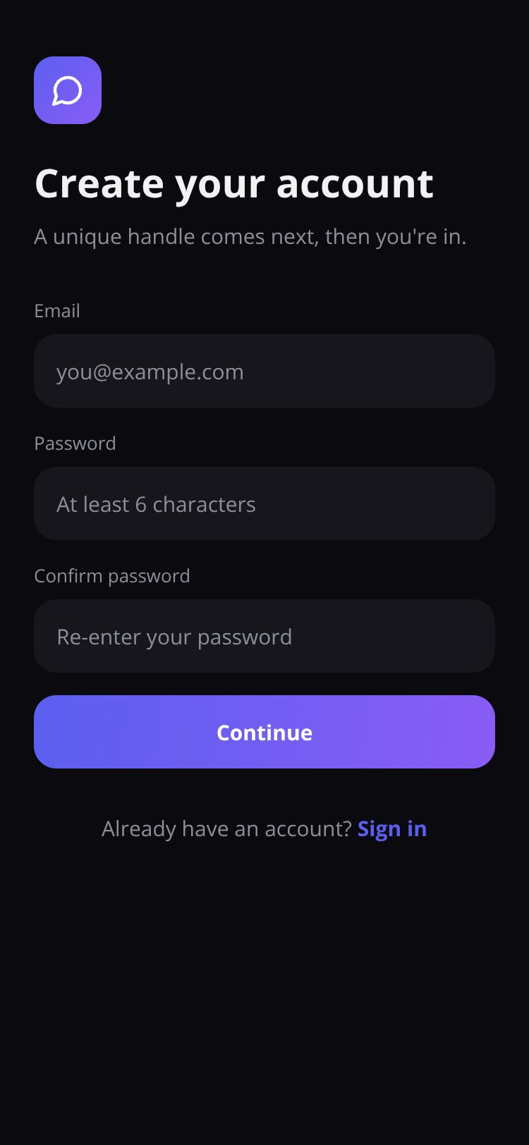 Talkify screen 1