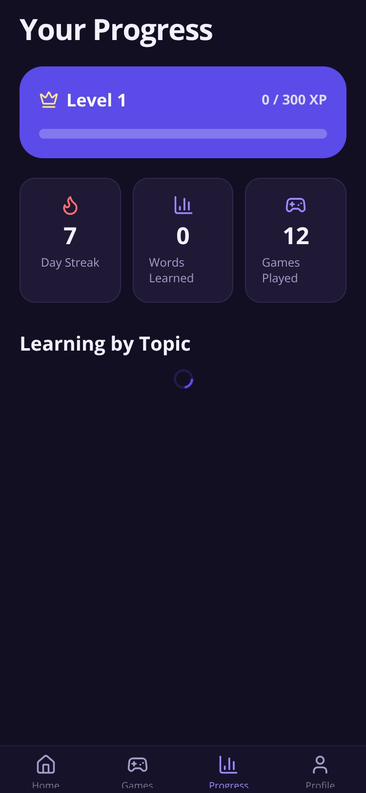 LinguaPlay screen 3