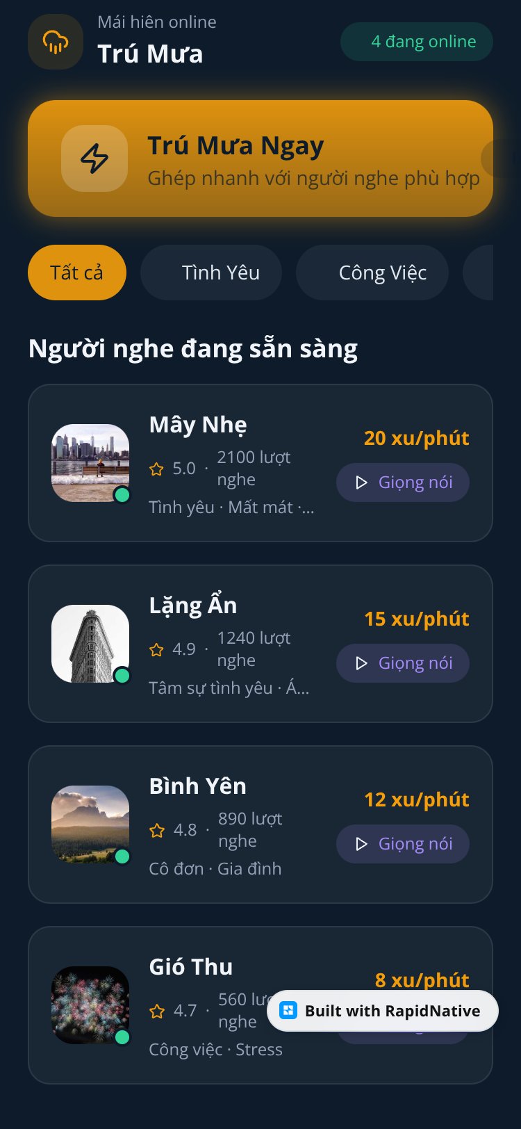 Trú Mưa screen 1