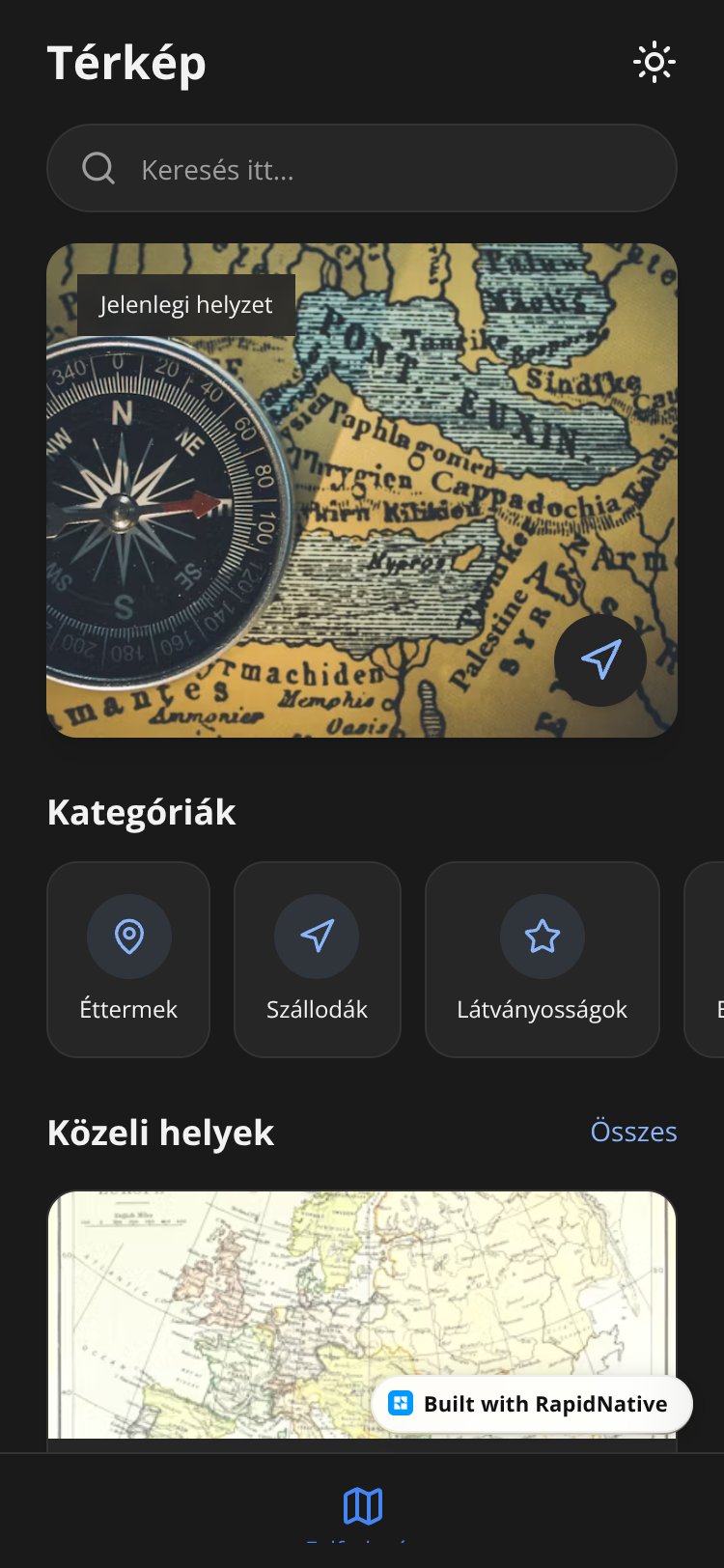 MapTrack screen 1