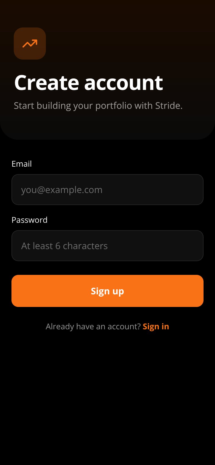 Stride screen 1