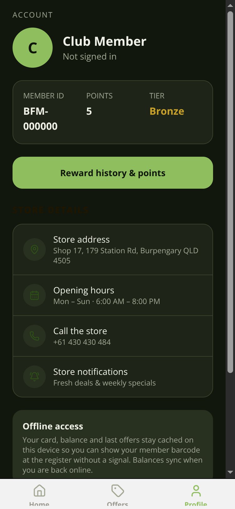 Burpengary Market Loyalty screen 4