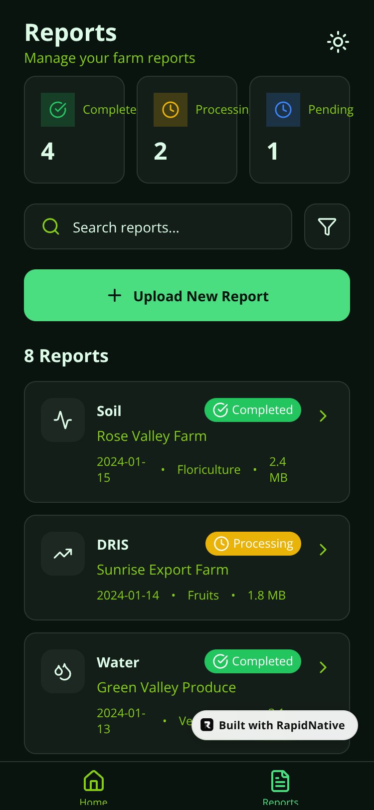 CropGuard Analytics screen 3