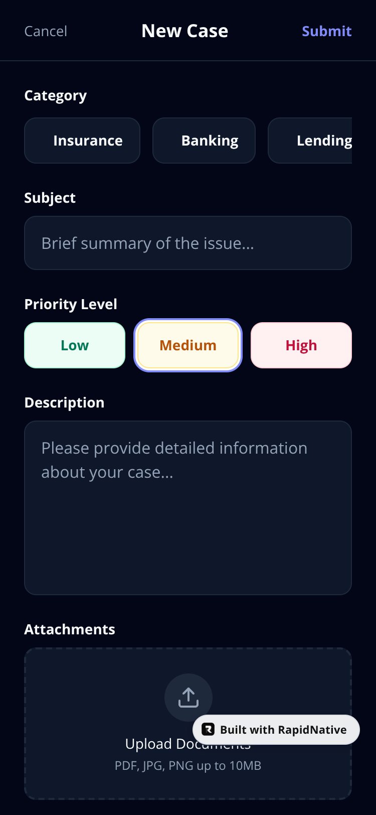 TrustCase screen 4
