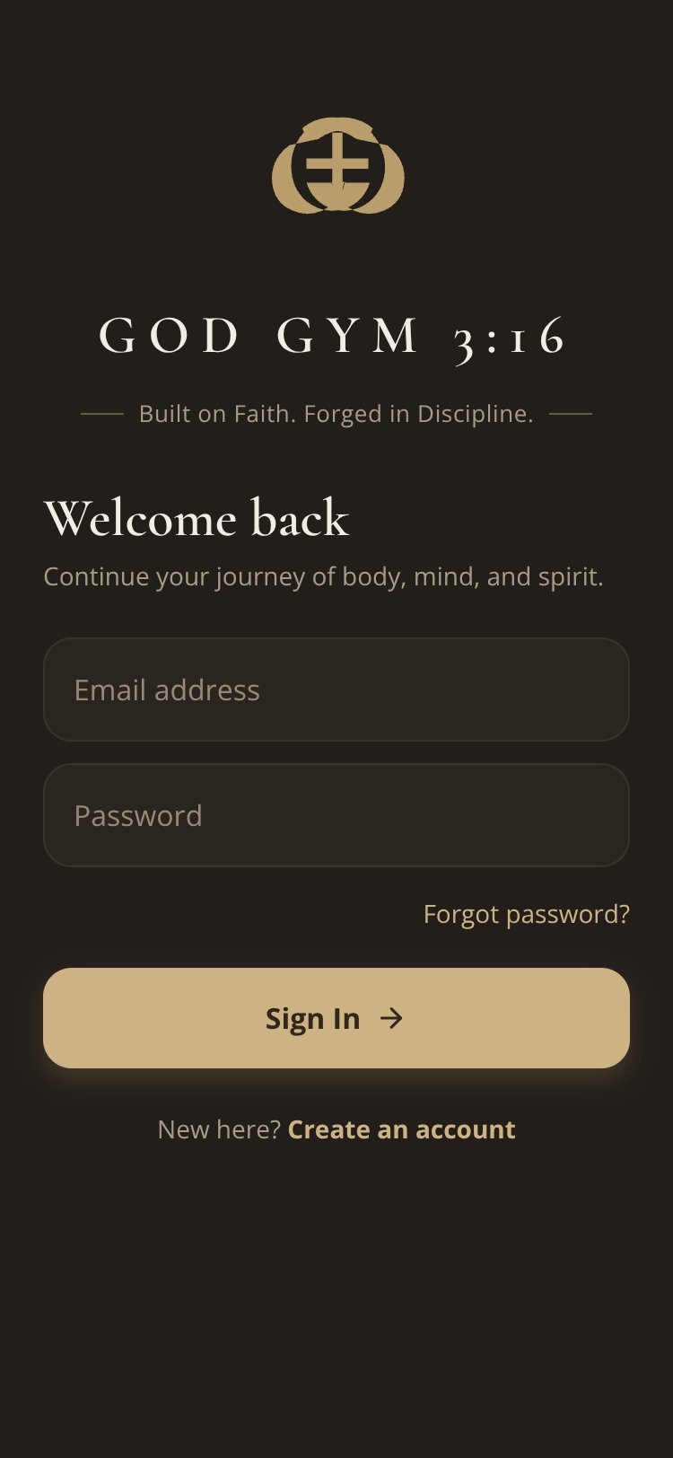 God Gym 3:16 screen 2