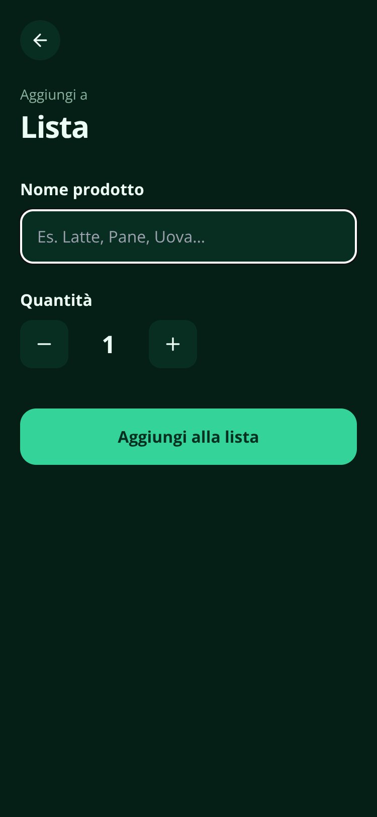 Lista della Spesa screen 4