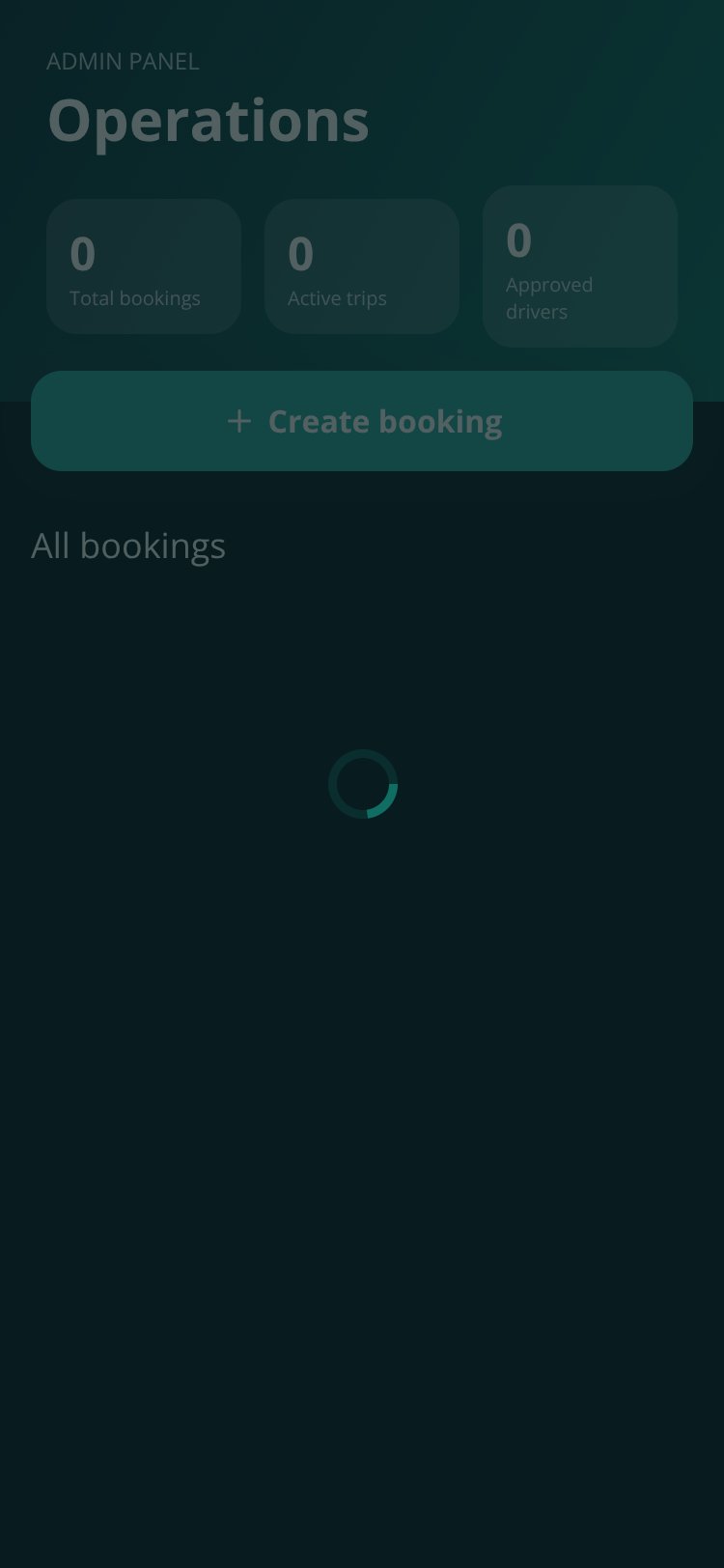 TravelMax Driver screen 3
