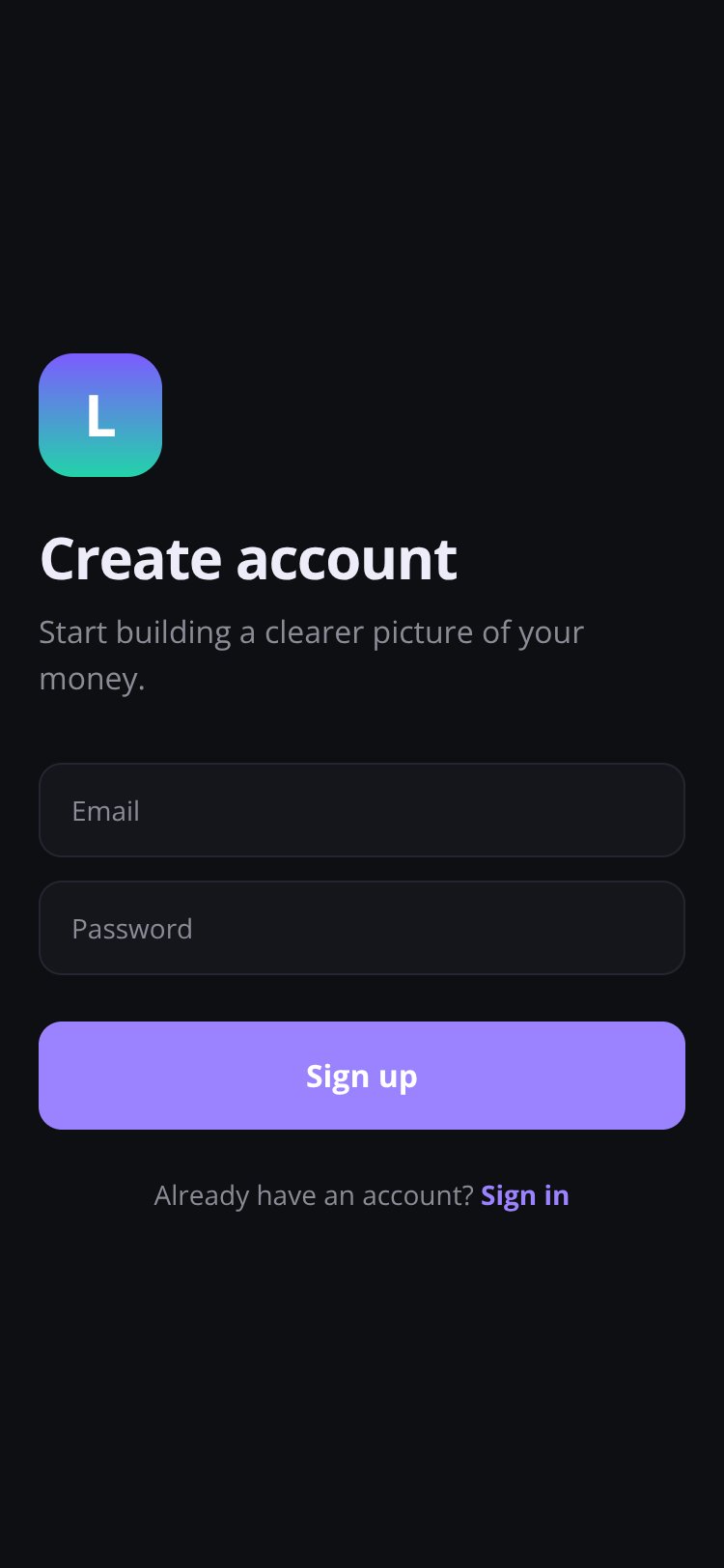 Ledger screen 2