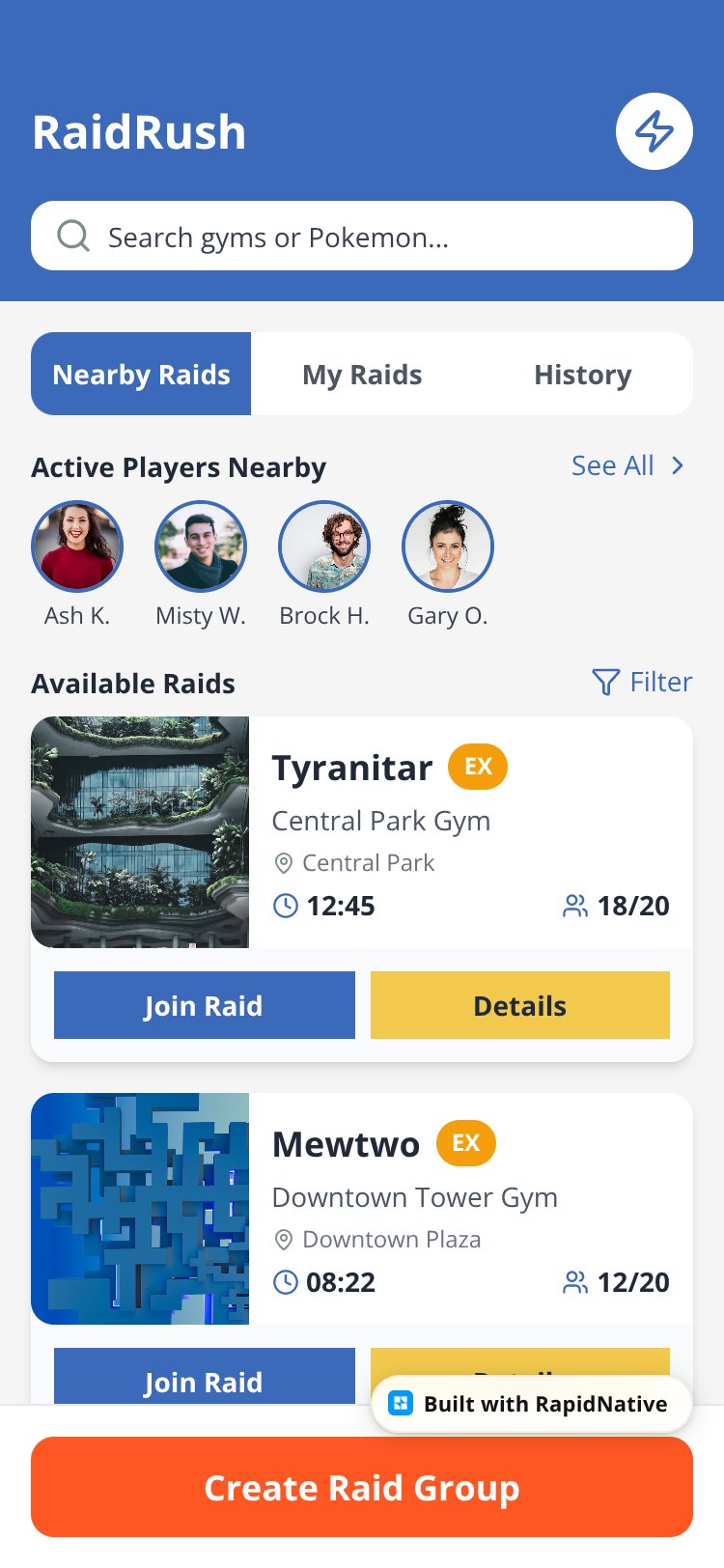 RaidRush Copy screen 1
