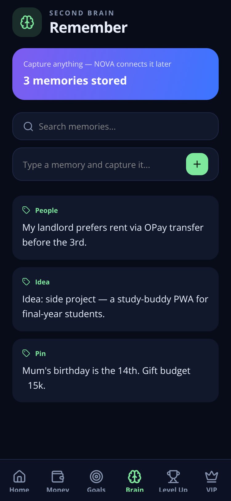 NOVA screen 3