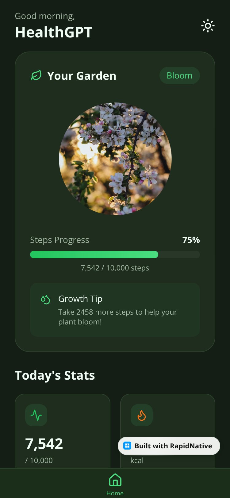 healthGPT screen 1
