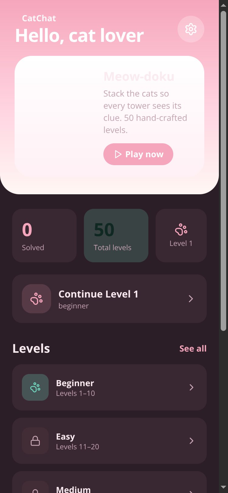 CatChat screen 4