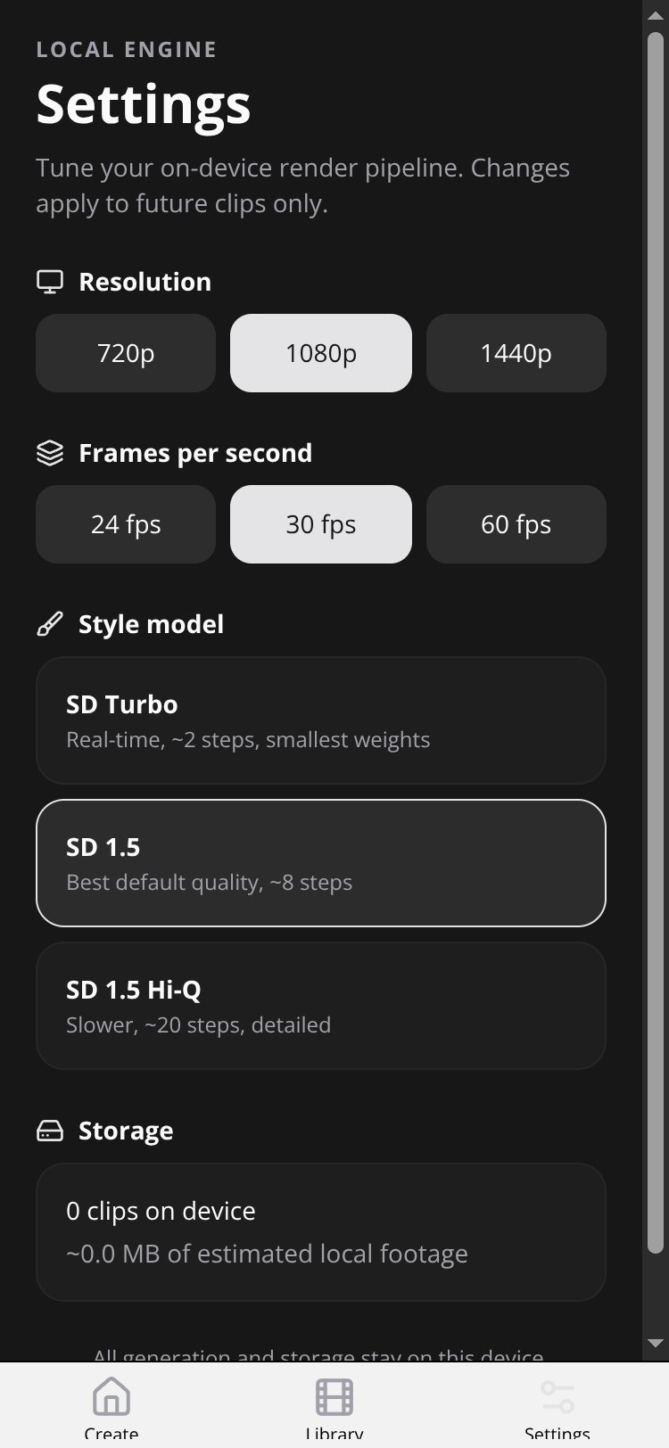 RapidNative App screen 1