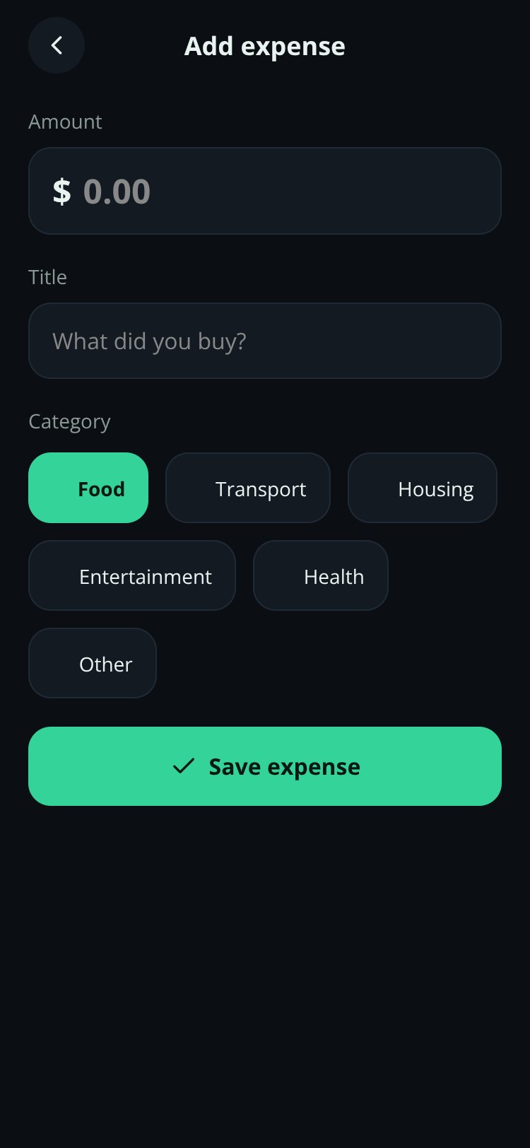 Ledger screen 3