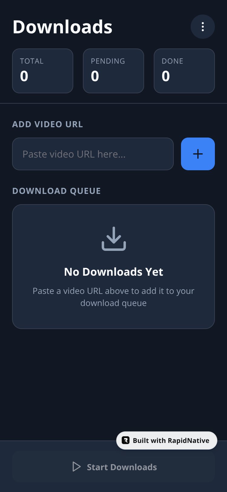 VideoDownloader screen 5
