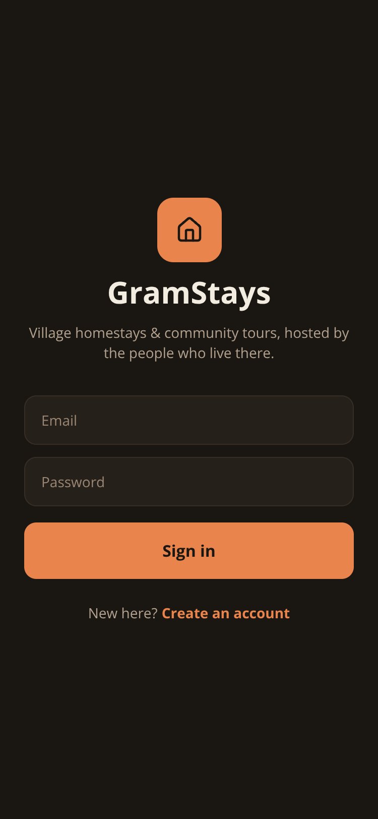 GramStays screen 1