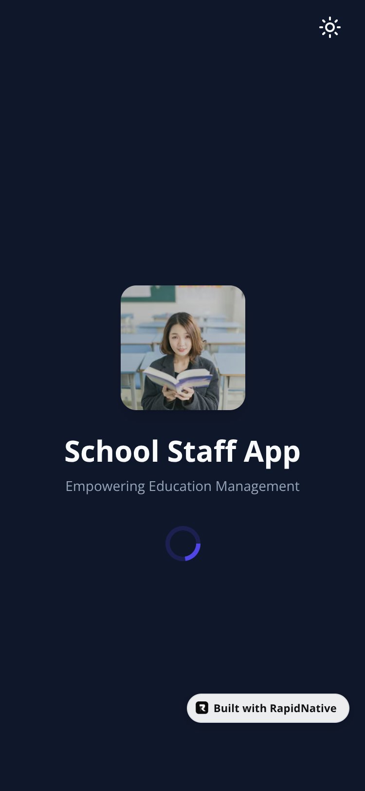 School Staff ERP Copy screen 1