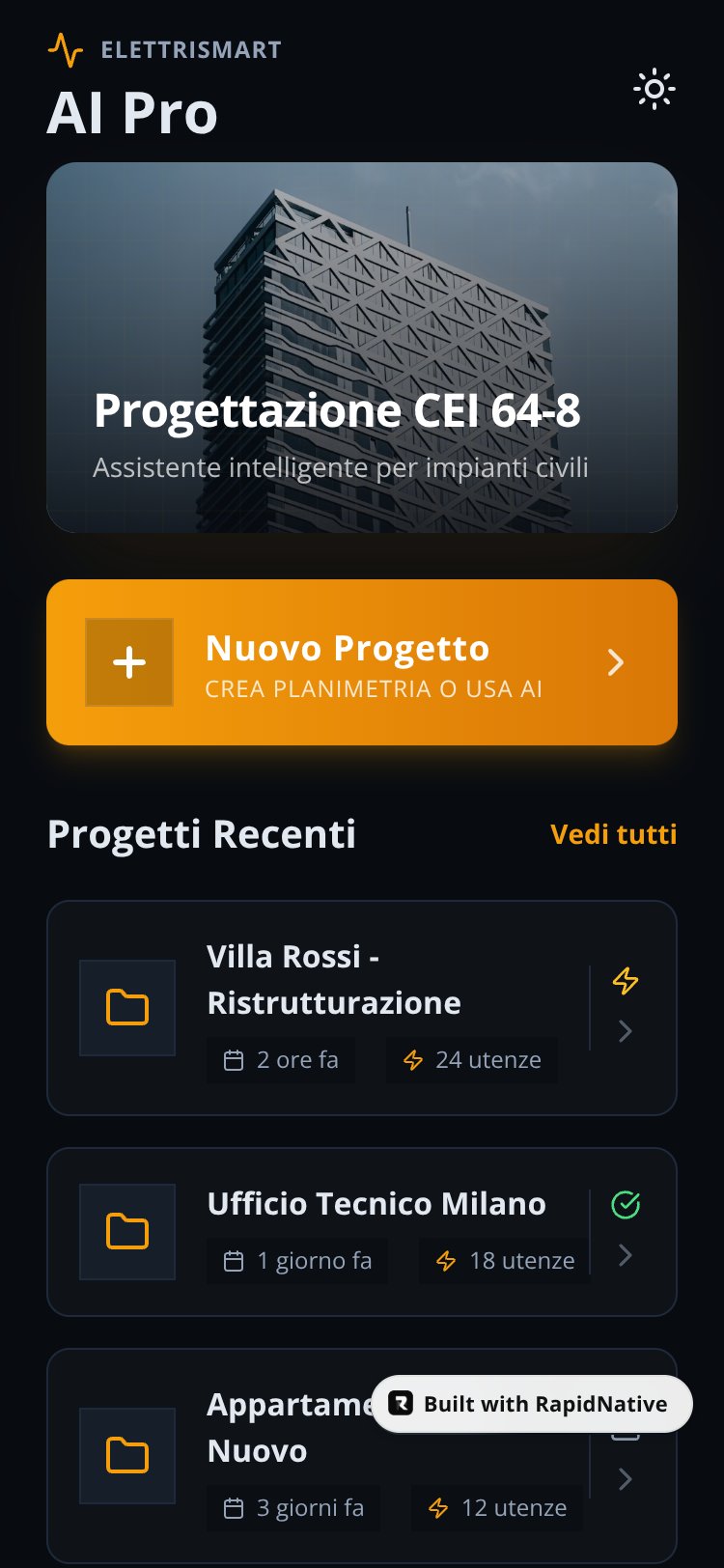 ElettriSmart AI screen 1