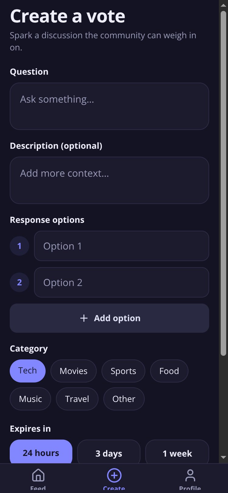 RapidNative App screen 2