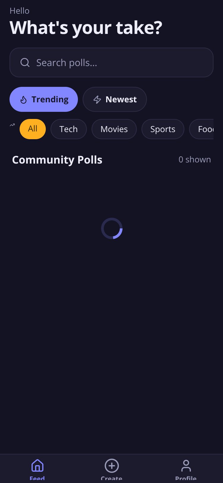 RapidNative App screen 3
