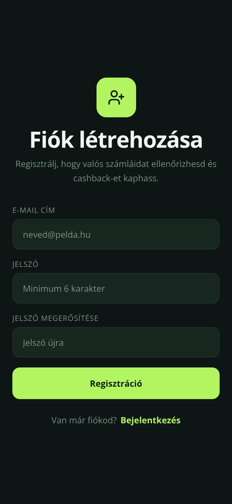 FX Cashback screen 2