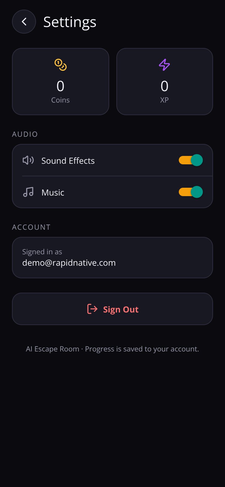 AI Escape Room screen 5