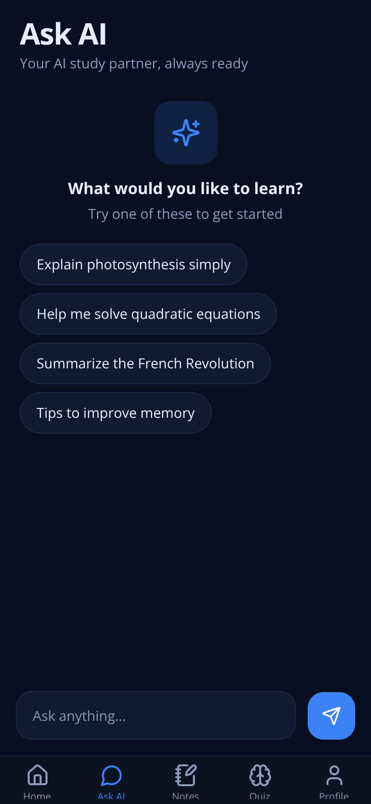 Smart Learn AI screen 5