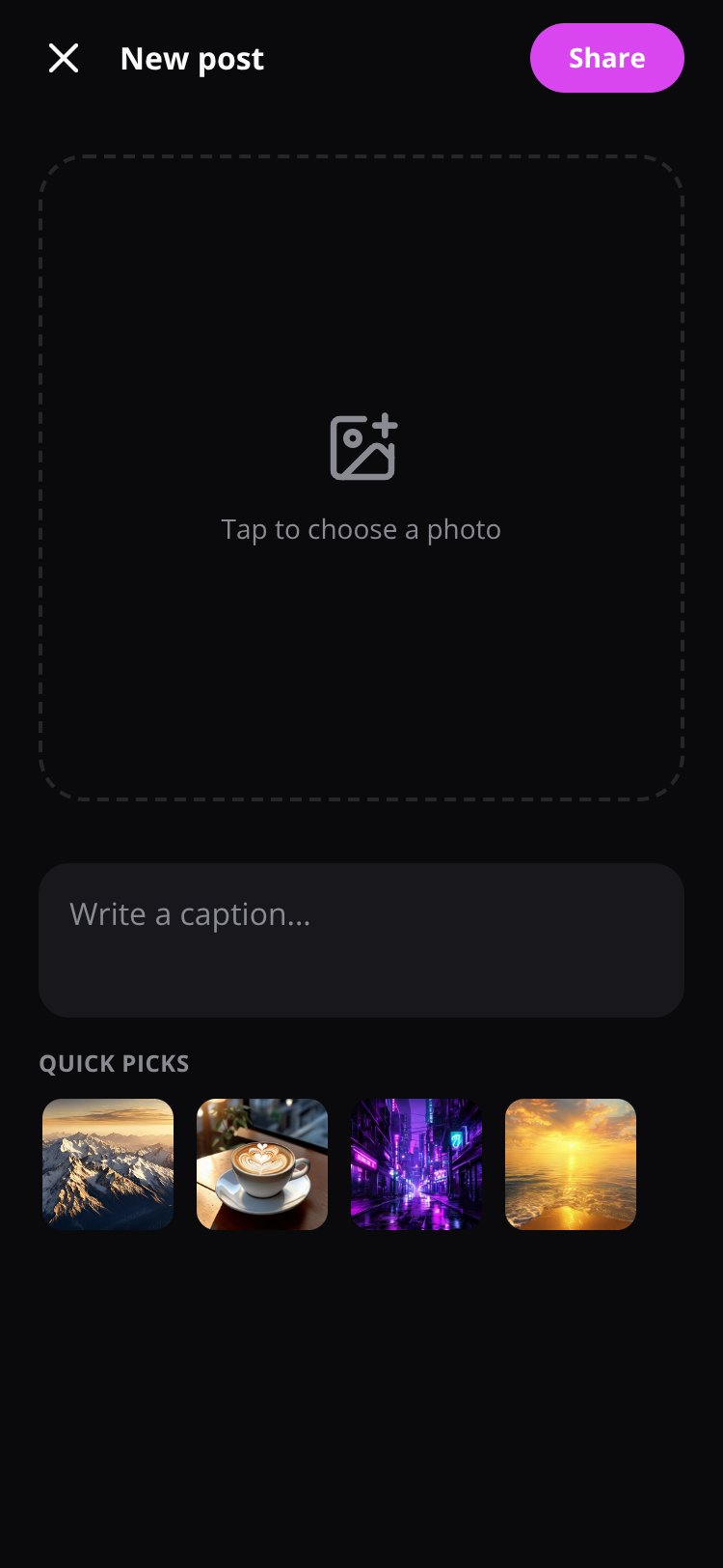 RapidNative App screen 4