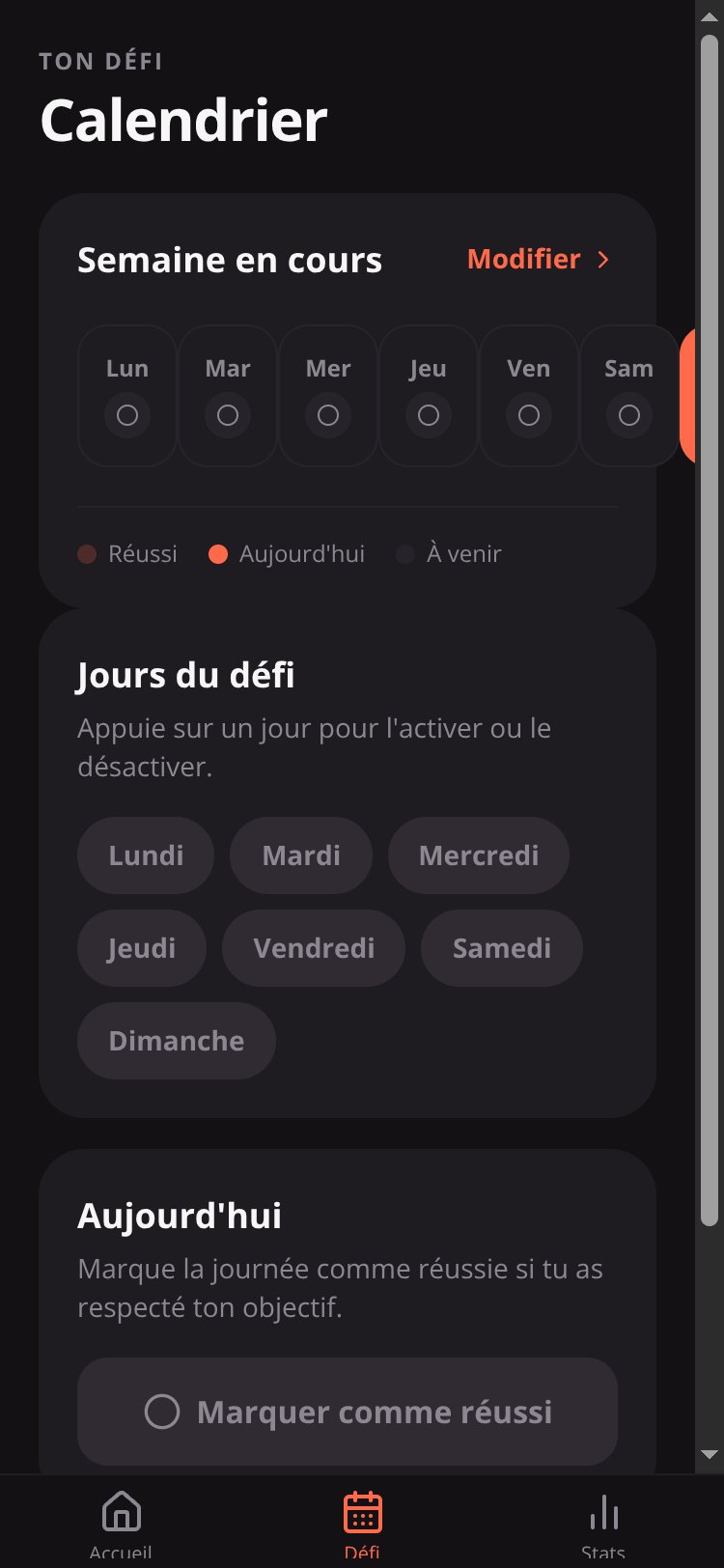 StopScroll screen 1