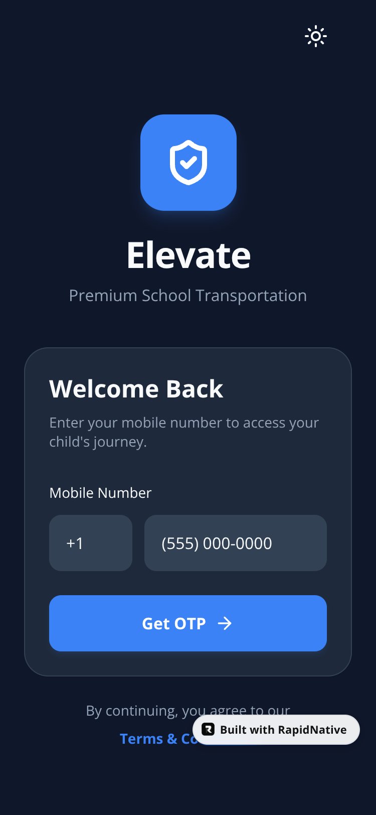 Elevate screen 2