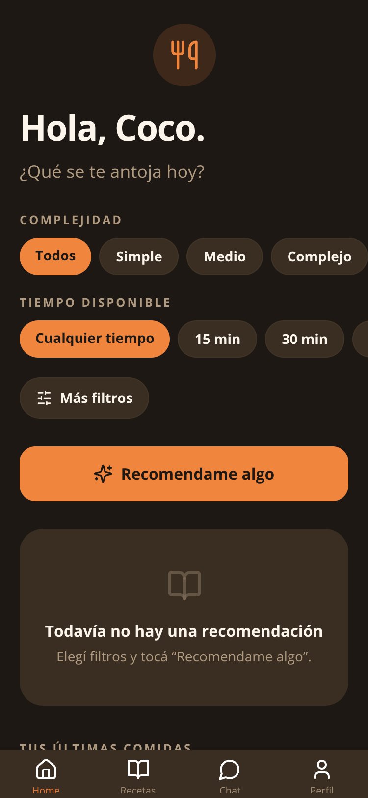 RapidNative App screen 1