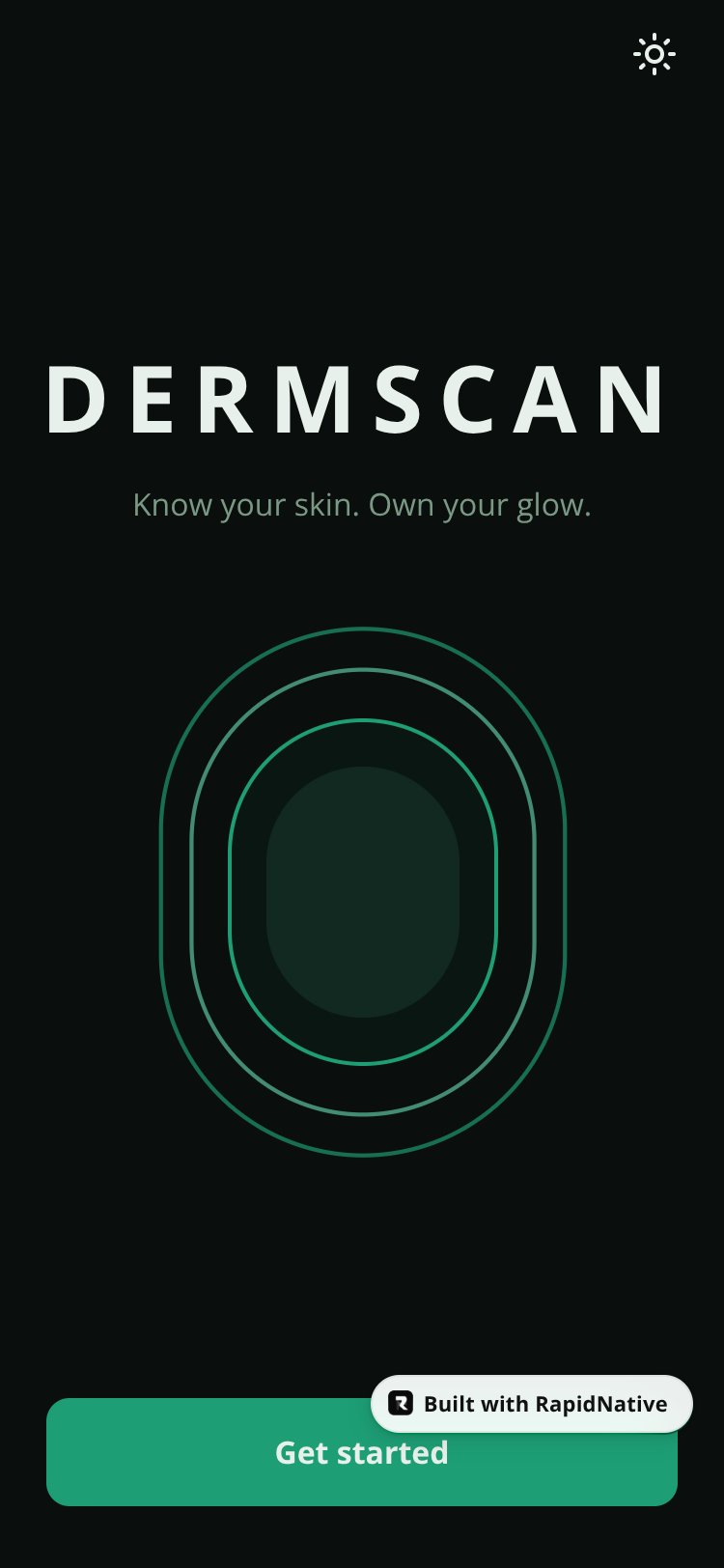 DermScan screen 1